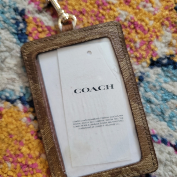 Coach Brown Card Holder | Used, See Images - Picture 2 of 7